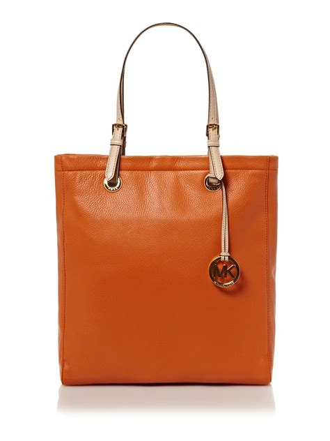 michael kors shopper gestreift orange|Michael Kors clothing line.